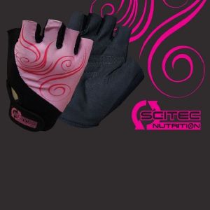 SCITEC NUTRITION Glove Scitec Girl Power  - GUANTI taglia M