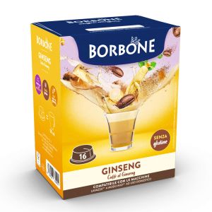Caffè Borbone capsule compatibili A Modo Mio GINSENG - conf. 16 pz.