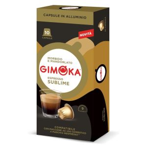 Caffè Gimoka Capsule Alluminio compatibili Nespresso, SUBLIME, 10pz