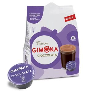 Caffè Gimoka capsule Puro Aroma, compatibili Dolce Gusto CIOCCOLATO conf. da 16