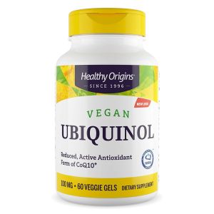 Healthy Origins Ubiquinol, 100mg - 60 softgels - Ubiquinolo