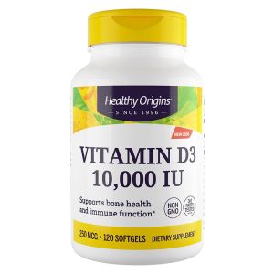 Healthy Origins Vitamin D-3 10000iu 120 softgels - Vitamina D3 