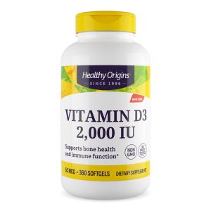 Healthy Origins Vitamin D-3 2000iu 360 softgels - Vitamina D3 