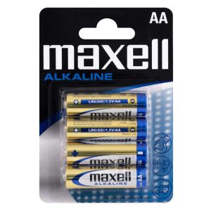 Maxell Batterie Alcaline LR6 AA BLISTER - 4 pezzi - 723758