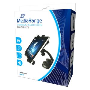MediaRange Supporto Auto Universale per Tablet e dispositivi mobili, con VENTOSA - MRMA202