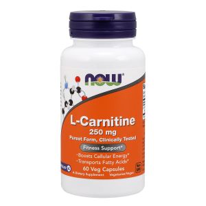 NOW FOODS L-Carnitine 250mg 60 capsule - L-carnitina