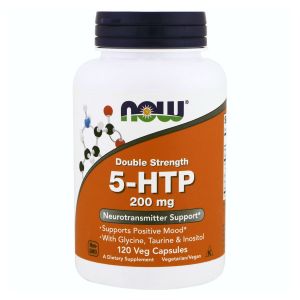 NOW FOODS 5-HTP Double Strength 200 mg 120 VCaps - Supporto neurotrasmettitore