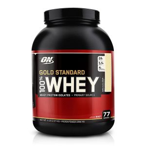 Optimum Nutrition Gold Standard 100% Whey Protein 2273 grammi Vanilla Ice Cream Vaniglia - PROTEINE