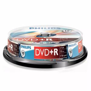 Philips 10 DVD+R 4.7Gb 120 minuti 16X in cake - DR4S6B10F-00