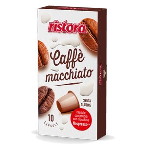 Ristora capsule compatibili Nespresso CAFFE MACCHIATO - confezione 10 pz.