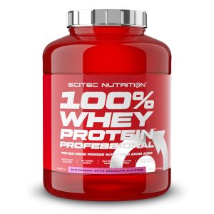 <span class='highlight wyomind-secondary-bgcolor'>SCITEC</span> 100% WHEY PROTEIN PROFESSIONAL 2350g - STRAWBERRY WHITE CHOCOLATE