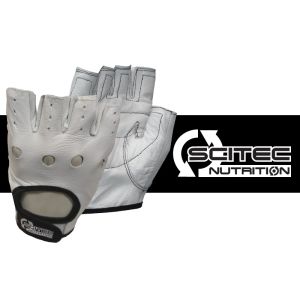 SCITEC NUTRITION Glove Scitec White Style  - GUANTI taglia L